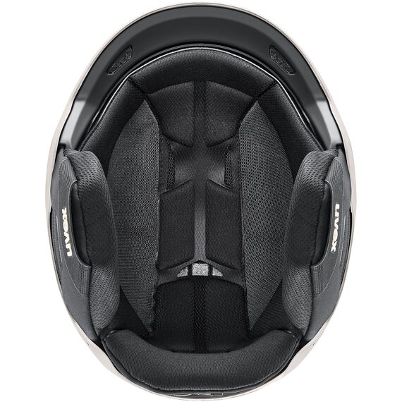 Kask narciarski UVEX Resolution szary, Kolor: szary, Rozmiar: 52-55, 4 zdjęcie