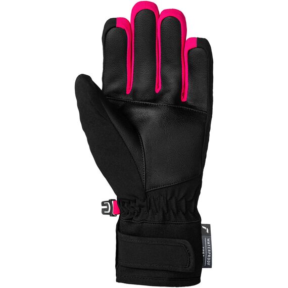 Rękawice narciarskie dziecięce Reusch Benji R-TEX XT Junior czarno-różowe, Kolor: czarno-różowy, Rozmiar: 4, 4 zdjęcie