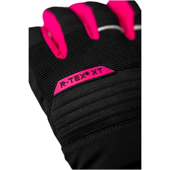 Rękawice narciarskie dziecięce Reusch Benji R-TEX XT Junior czarno-różowe, Kolor: czarno-różowy, Rozmiar: 5, 7 zdjęcie