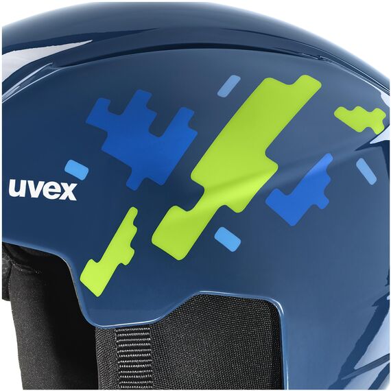 Kask narciarski dziecięcy z goglami UVEX Viti Set różowy, Kolor: niebieski, Rozmiar: 46-50, 3 zdjęcie