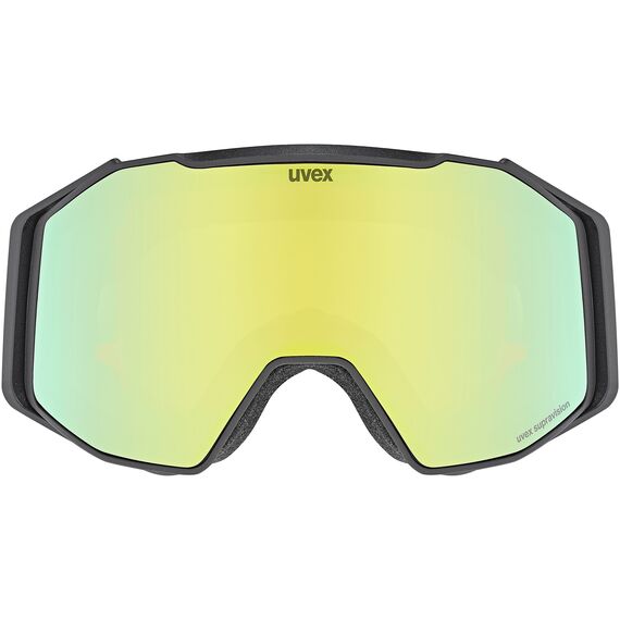 Gogle narciarskie UVEX Lace ATTRACT białe, Kolor: czarno-zielony, Rozmiar: one size, 4 zdjęcie