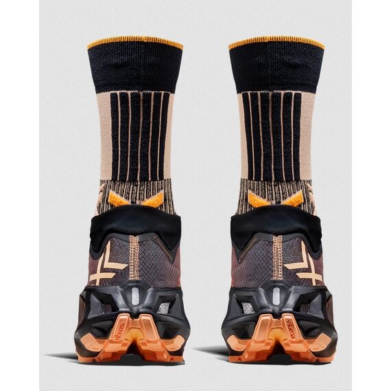 Buty biegowe X-Bionic TERRASKIN X01 X BLACK/DARK PEACH/FRESH PEACH czarno-pomarańczowe, Kolor: czarny, Rozmiar: 9.5, 5 zdjęcie