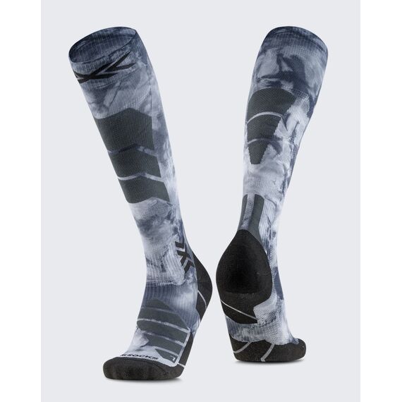 Skarpety narciarskie unisex X-Socks SKI EXPERT WILD OTC TIEDYE X czarne, Kolor: czarny, Rozmiar: 35/38