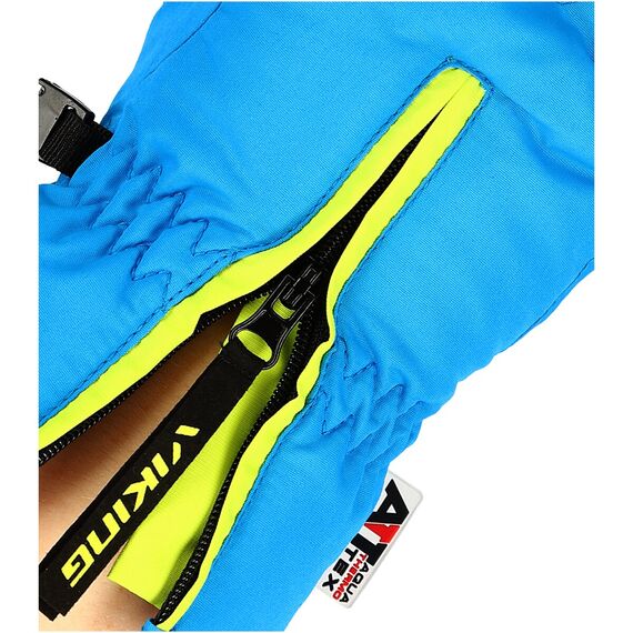 Rękawice narciarskie dziecięce VIKING Asti Ski Kids niebieskie, Kolor: niebieski, Rozmiar: 5, 4 zdjęcie