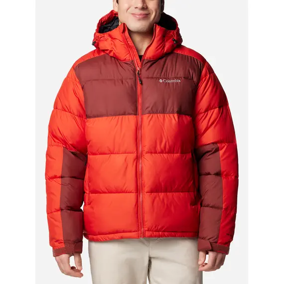 COLUMBIA kurtka puchowa zimowa męska Pike Lake II, Kolor: czerwony, Rozmiar: XL