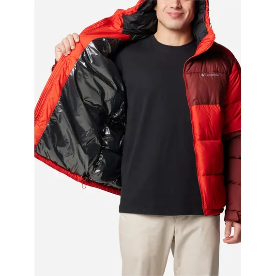 COLUMBIA kurtka puchowa zimowa męska Pike Lake II, Kolor: czerwony, Rozmiar: XL, 6 zdjęcie