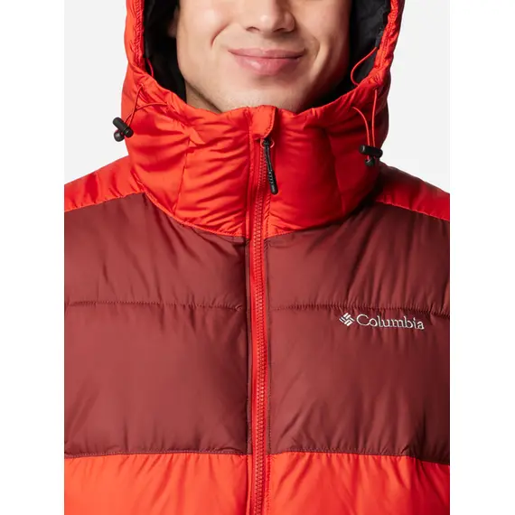 COLUMBIA kurtka puchowa zimowa męska Pike Lake II, Kolor: czerwony, Rozmiar: XL, 4 zdjęcie