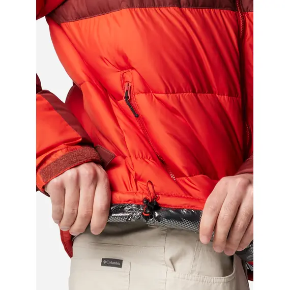 COLUMBIA kurtka puchowa zimowa męska Pike Lake II, Kolor: czerwony, Rozmiar: L, 3 zdjęcie