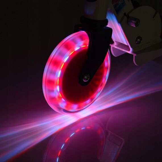 METEOR hulajnoga dla dziecka z świecącymi kołami LED Sunny Nebula różowa, 3 zdjęcie METEOR hulajnoga dla dziecka z świecącymi kołami LED Sunny Nebula różowa, 3 zdjęcie