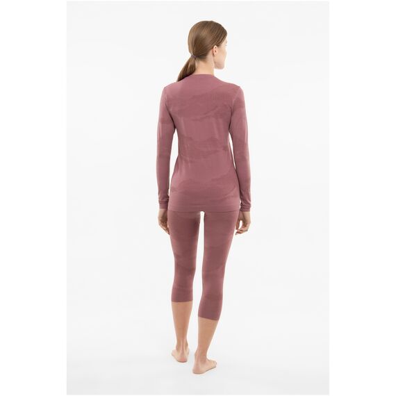 Bielizna damska zestaw VIKING Gasher Lady Set 3/4 Merino różowa