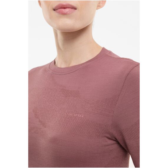 Bielizna damska zestaw VIKING Gasher Lady Set 3/4 Merino różowa