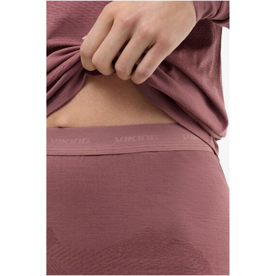 Bielizna damska zestaw VIKING Gasher Lady Set 3/4 Merino różowa