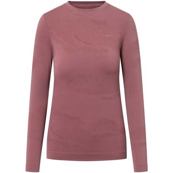 Bielizna damska zestaw VIKING Gasher Lady Set 3/4 Merino różowa