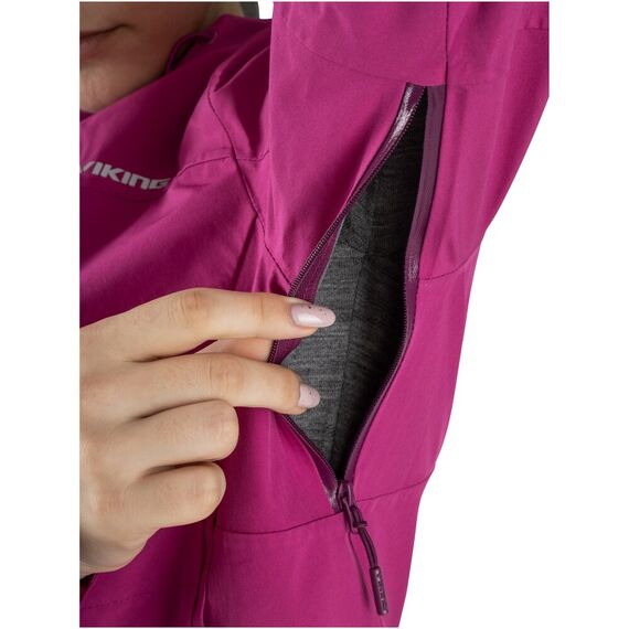 VIKING Kurtka Trek Pro 2.0 Lady różowa, Kolor: fioletowy, Rozmiar: L, 3 zdjęcie