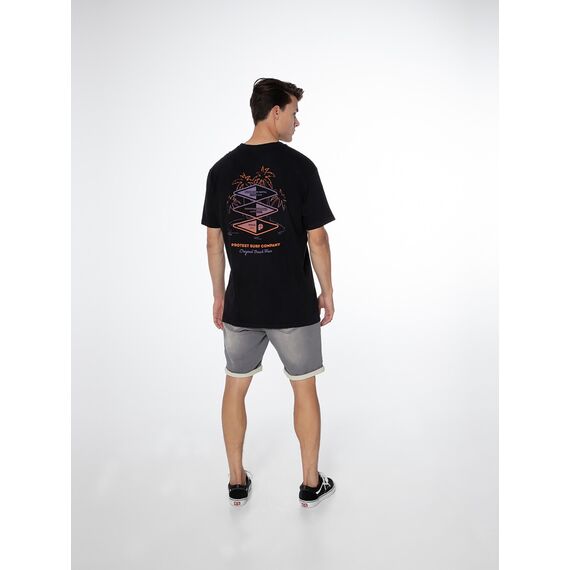 PROTEST Koszulka męska PRTANTONEY czarna, Kolor: czarny, Rozmiar: M, 3 zdjęcie