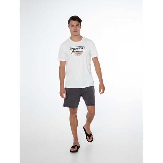 PROTEST Koszulka męska PRTCAARLO biała, Kolor: beżowy, Rozmiar: L, 5 zdjęcie PROTEST Koszulka męska PRTCAARLO biała, Kolor: beżowy, Rozmiar: L, 5 zdjęcie