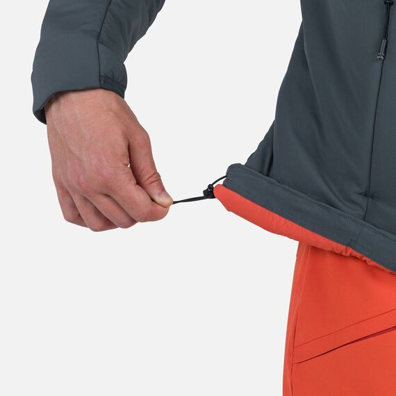 ROSSIGNOL KURTKA NARCIARSKA MĘSKA OPSIDE HOODIE WARM szary, Kolor: szary, Rozmiar: M, 7 zdjęcie