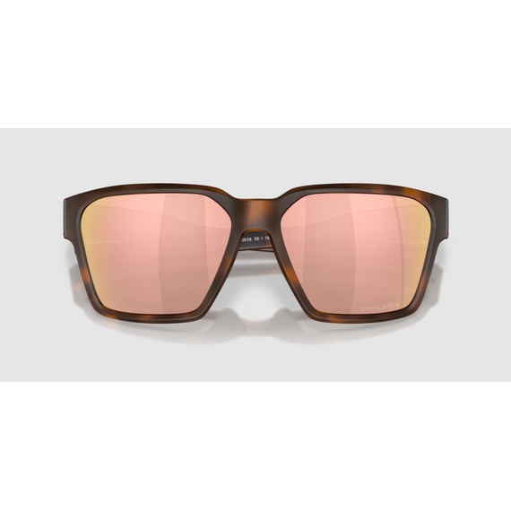 OAKLEY okulary przeciwsłoneczne z pokrowcem BRIZA Mt Tort Dark Amber/Przm Rose Gold