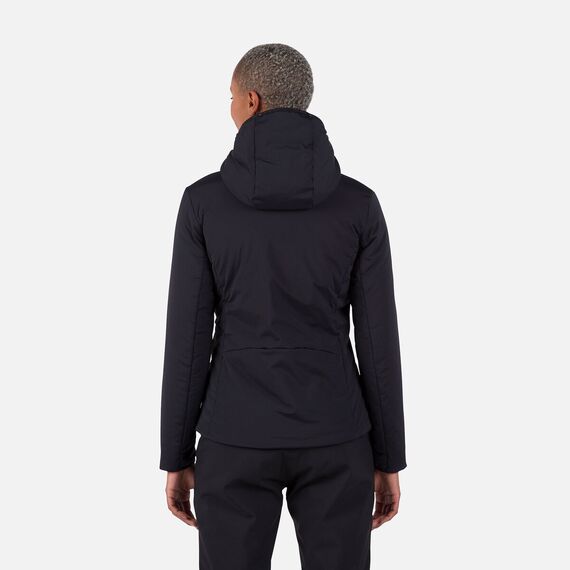 ROSSIGNOL KURTKA NARCIARSKA DAMSKA W OPSIDE HOODIE IN HEAVY INSUL czarny