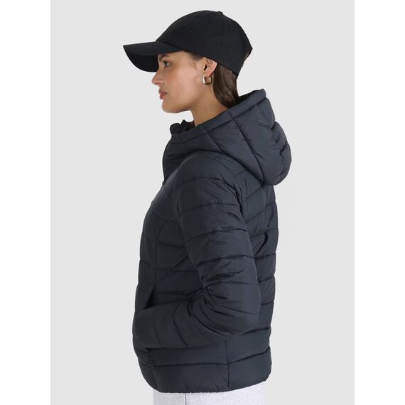 4F kurtka damska zimowa puchowaw z kapturem 4FWAW25TDJAF580 czarna, Kolor: czarny, Rozmiar: XL, 5 zdjęcie