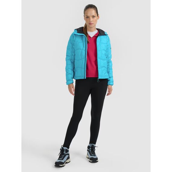 4F kurtka damska puchowa narciarska z wypełnieniem Primaloft 4FWAW25TDJAF0782 niebieska, Kolor: niebieski, Rozmiar: M, 12 zdjęcie