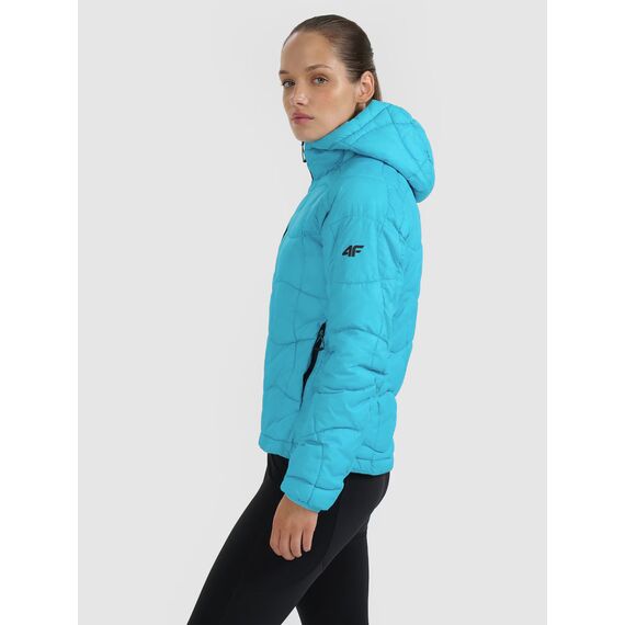 4F kurtka damska puchowa narciarska z wypełnieniem Primaloft 4FWAW25TDJAF0782 niebieska, Kolor: niebieski, Rozmiar: M, 11 zdjęcie