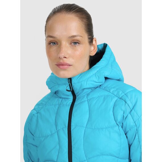 4F kurtka damska puchowa narciarska z wypełnieniem Primaloft 4FWAW25TDJAF0782 niebieska, Kolor: niebieski, Rozmiar: XL, 10 zdjęcie