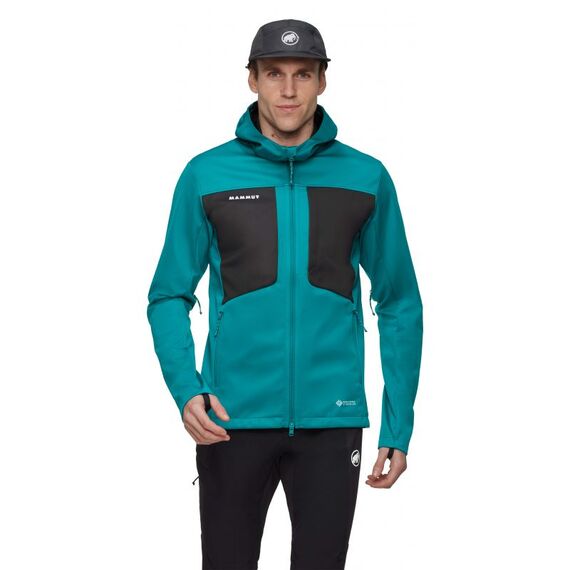 MAMMUT kurtka trekkingowa męska VIII SO niebieska, Kolor: niebieski, Rozmiar: M, 2 zdjęcie