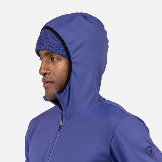 ROSSIGNOL BLUZA NARCIARSKA MĘSKA MID LAYER STRETCH HOODIE niebieski