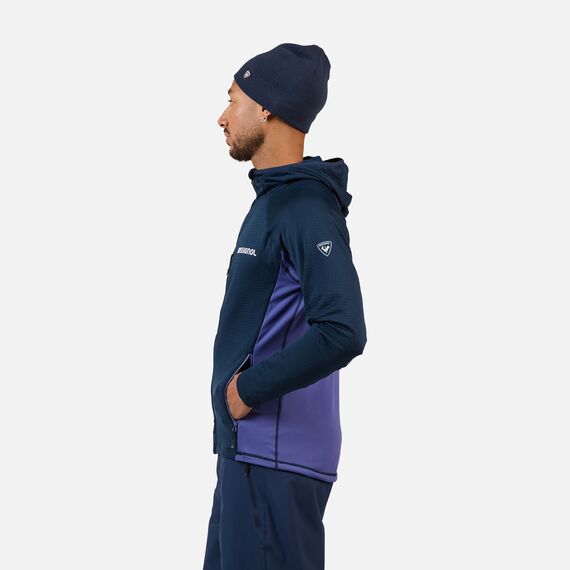 ROSSIGNOL BLUZA NARCIARSKA MĘSKA BLACKSIDE MIX FZH FLEECE granatowy