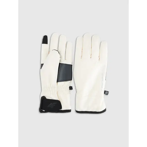 4F rękawiczki funkcyjne męskie 4FWMM00AGLOU125 beżowe, Kolor: beżowy, Rozmiar: XS