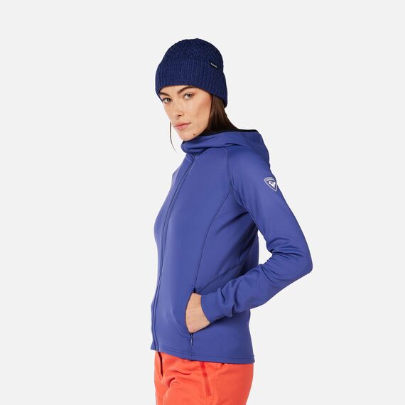 ROSSIGNOL BLUZA NARCIARSKA DAMSKA W MID LAYER THIN FZ niebieski