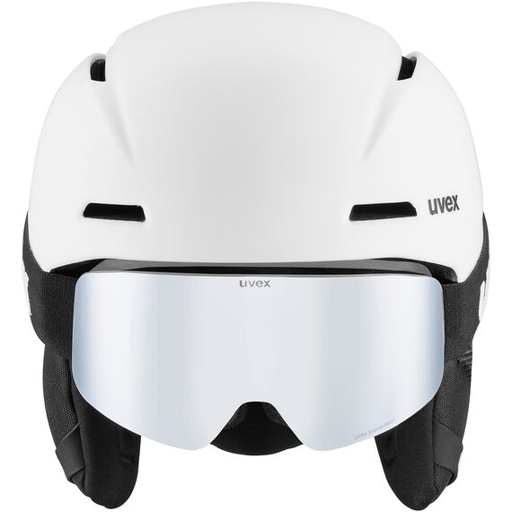 Kask narciarski dziecięcy UVEX viti set z goglami biały, Kolor: biały, Rozmiar: 51-55, 4 zdjęcie