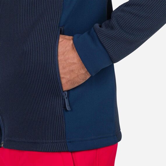 ROSSIGNOL BLUZA NARCIARSKA MĘSKA CIELOALTO FLEECE FZ granatowy