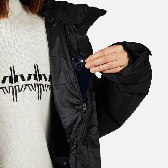 ROSSIGNOL KURTKA NARCIARSKA DAMSKA W DAILLE DOWN JKT czarny, Kolor: czarny, Rozmiar: L