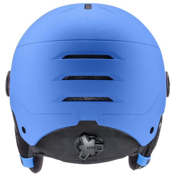 Kask narciarski dziecięcy UVEX Rocket junior Visor niebieski, Kolor: niebieski, Rozmiar: 54-58, 5 zdjęcie