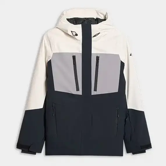 4F kurtka narciarska damska ocieplana membrana 10000 4FWAW25TTJAF0996 biała, Kolor: biały, Rozmiar: S, 2 zdjęcie