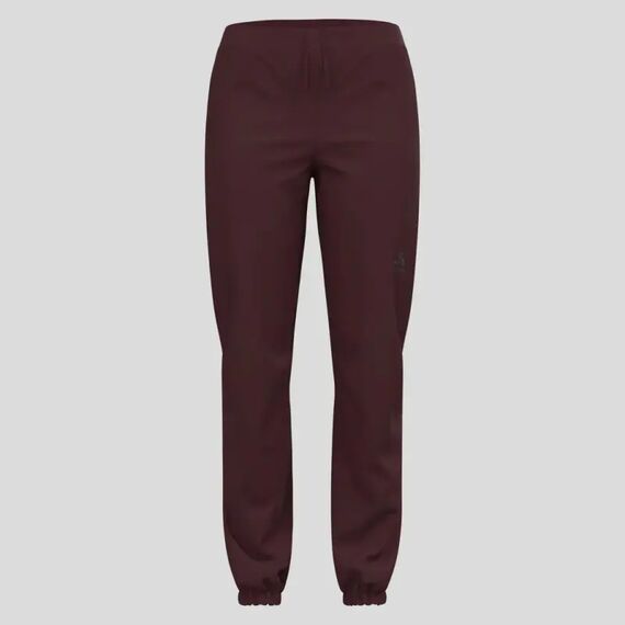 ODLO Spodnie damskie Brensholmen Pants regular length brązowe, Rozmiar: L
