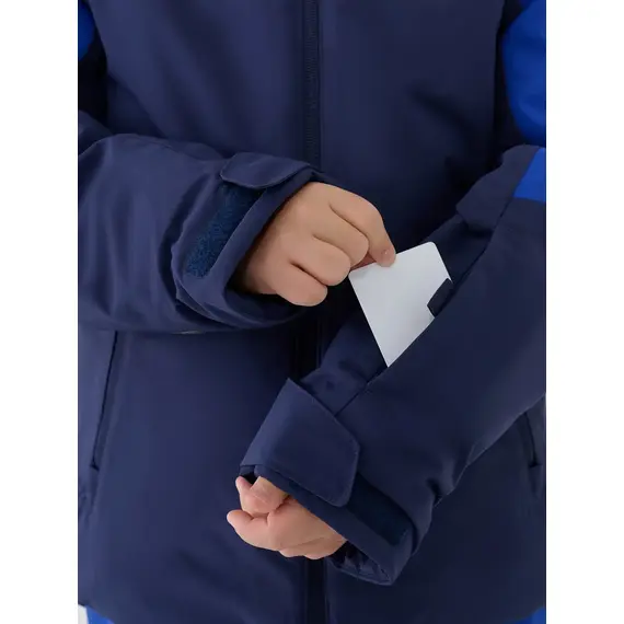 4F ocieplana kurtka narciarska chłopięca 4FJWAW25TTJAM0821 granatowa, Kolor: granatowy, Rozmiar: 158, 2 zdjęcie