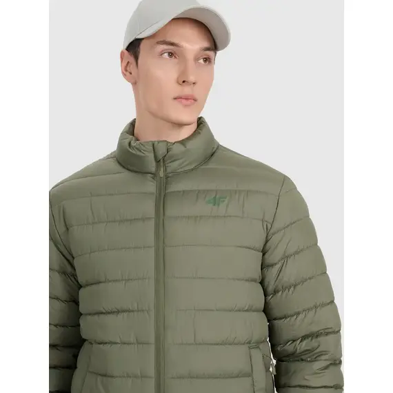 4F kurtka męska ze stójką z wypełnieniem syntetycznym 4FWAW25TDJAM597 zielona, Kolor: zielony, Rozmiar: XL, 4 zdjęcie