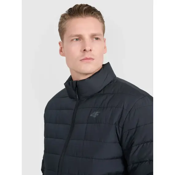 4F kurtka męska ze stójką z wypełnieniem syntetycznym 4FWAW25TDJAM597 czarna, Kolor: czarny, Rozmiar: XL, 3 zdjęcie