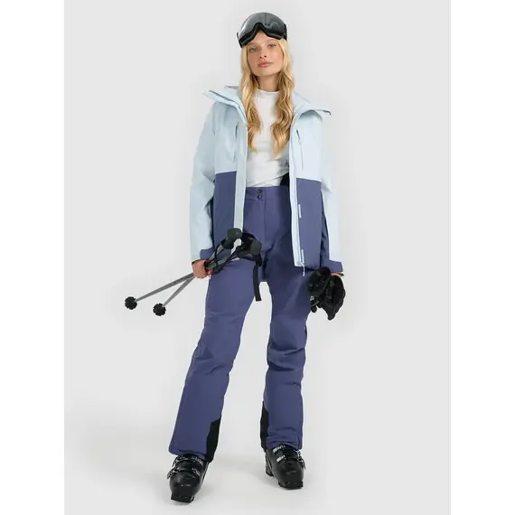 4F ocieplana kurtka narciarska damska z kieszeniami 4FWAW25TTJAF0805 niebieska, Kolor: niebieski, Rozmiar: M, 8 zdjęcie