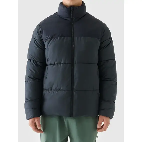 4F kurtka puchowa męska na stójce z wypełnieniem syntetycznym 4FWAW25TDJAM601, Kolor: czarny, Rozmiar: XXL, 2 zdjęcie