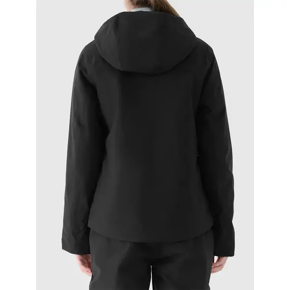 4F ocieplana kurtka narciarska damska z kieszeniami 4FWAW25TTJAF0807 czarna, Kolor: czarny, Rozmiar: M, 8 zdjęcie