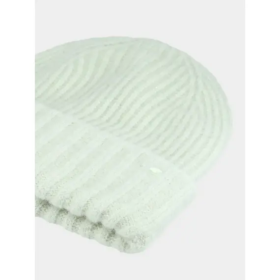 4F czapka damska zimowa beanie o prążkowanym splocie 4FWAW25ACAPF568 zielony, Kolor: zielony, Rozmiar: M, 2 zdjęcie