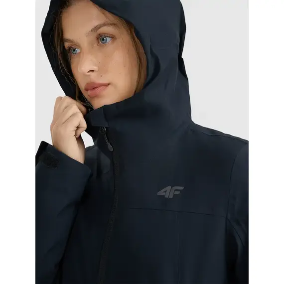 4F ocieplana kurtka narciarska damska z kieszeniami 4FWAW25TTJAF0807 czarna, Kolor: czarny, Rozmiar: XXL, 5 zdjęcie