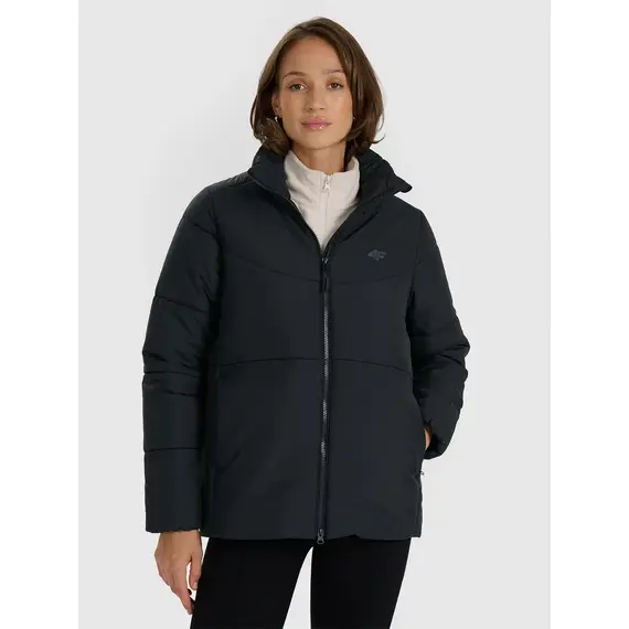 4F kurtka damska zimowa puchowa 4FWAW25TDJAF583 czarna, Kolor: czarny, Rozmiar: M, 5 zdjęcie