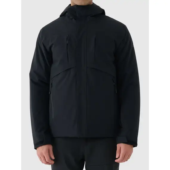 4F kurtka narciarska męska z membraną i ociepliną syntetyczną 4FWAW25TTJAM0791 czarna, Kolor: czarny, Rozmiar: XL