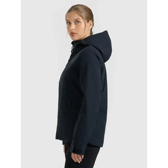 4F ocieplana kurtka narciarska damska z kieszeniami 4FWAW25TTJAF0807 czarna, Kolor: czarny, Rozmiar: XL, 6 zdjęcie