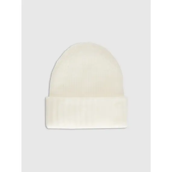 4F czapka damska zimowa beanie o prążkowanym splocie 4FWAW25ACAPF568 biała, Kolor: biały, Rozmiar: M